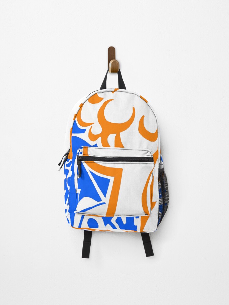 Thumbnail 1 of 3, Backpack, orange ghost designed and sold by Rbeamo.