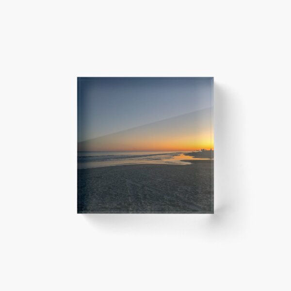 Item preview, orange summer sunset at the beach and ocean designed and sold by Isabella Kate.