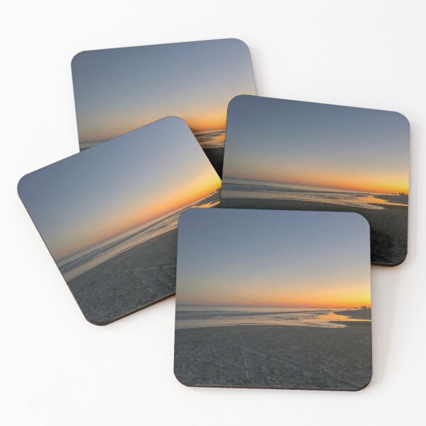 Item preview, orange summer sunset at the beach and ocean designed and sold by Isabella Kate.