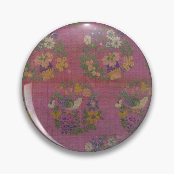 Item preview, Floral Medallions on Pink Background designed and sold by CatbellyDesigns.