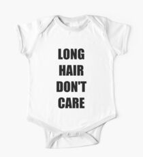 Long Hair Don't Care T-Shirts Baby Body Kurzarm