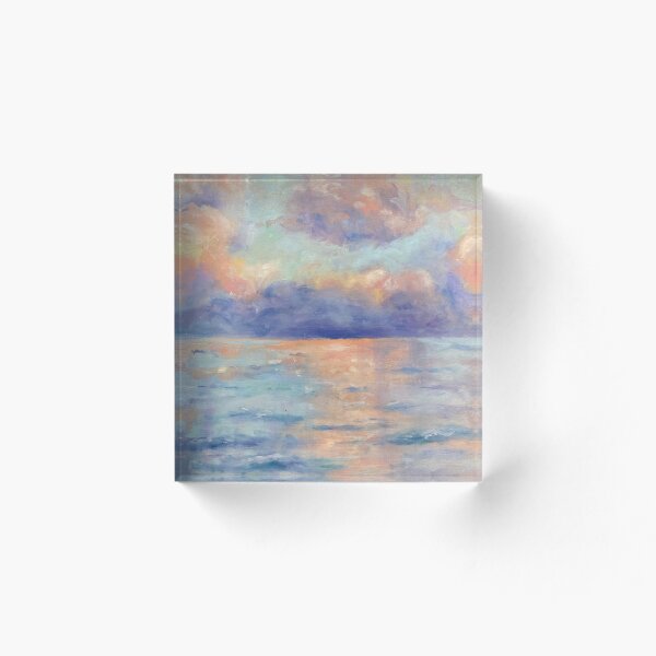 Item preview, Puesta de sol pintura al óleo designed and sold by Sam Nygard.