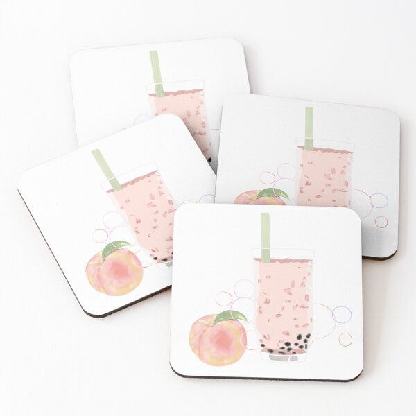 Item preview, Peach Bubble Tea - Foodie Beauty designed and sold by ViewerEqualsPhoton.