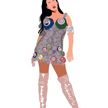 Katy Perry Soda Can Costume PLAY&quot; Sticker for Sale by ArtsyJulez 