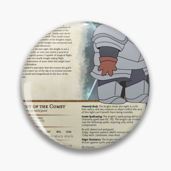 Item preview, Dungeons and Dragons Knight Charlie Smiling Friends (Enchanted Forest) designed and sold by TaxiDriverTG.