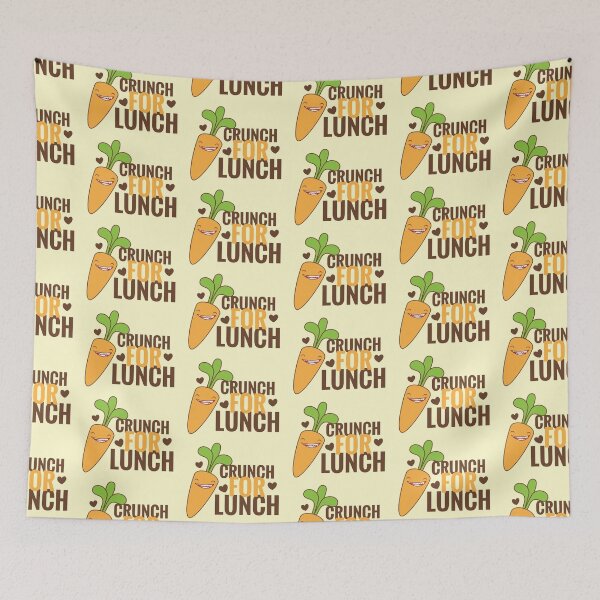 Item preview, CRUNCH FOR LUNCH happy carrot designed and sold by jazzydevil.