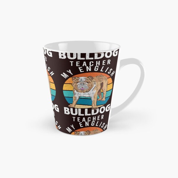 Item preview, Best English Bulldog Teacher Ever Funny Vintage Pride and Loyal Dog designed and sold by Capiral Bucketlist.
