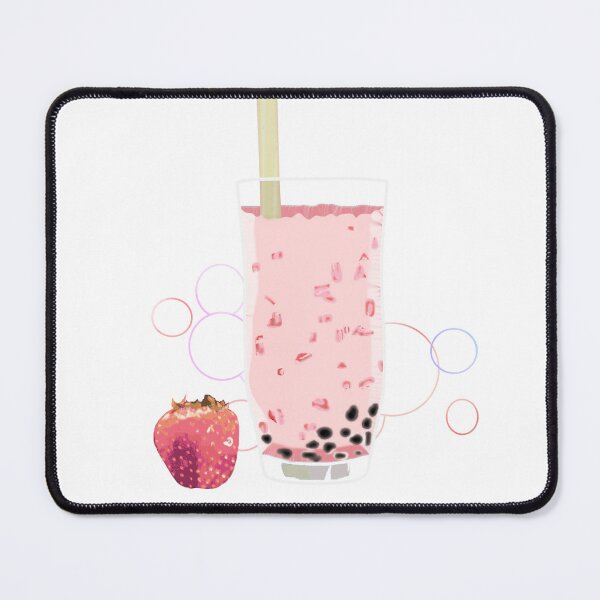 Item preview, Strawberry Bubble Tea - Foodie Beauty designed and sold by ViewerEqualsPhoton.