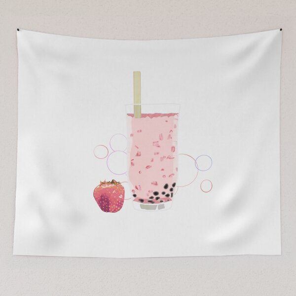 Item preview, Strawberry Bubble Tea - Foodie Beauty designed and sold by ViewerEqualsPhoton.