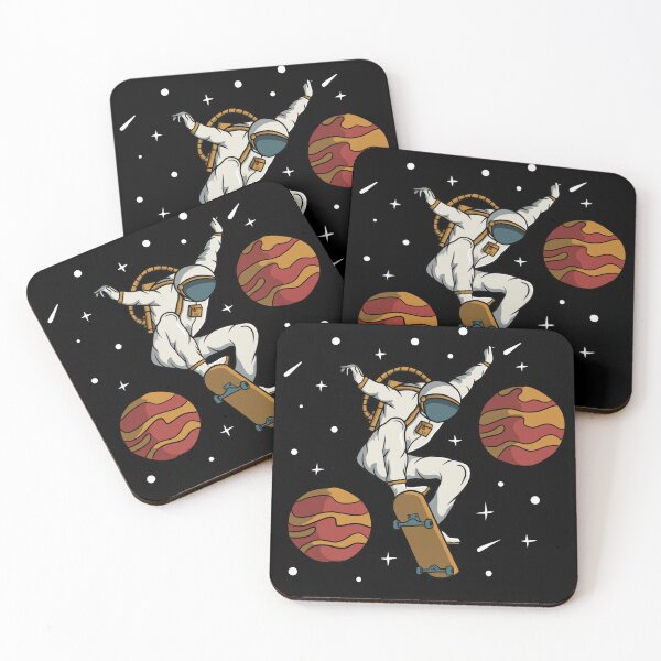 Item preview, Astronaut  playing skateboard in space designed and sold by AGraphic11.