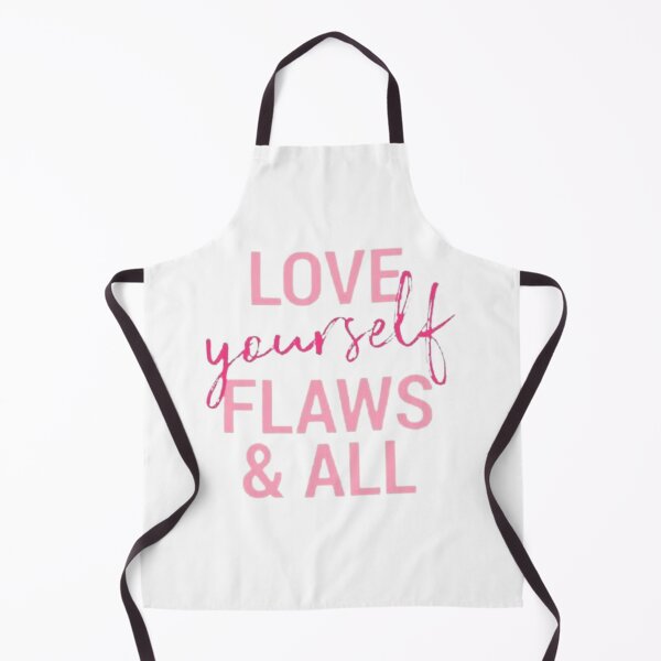 Item preview, love yourself flaws & all designed and sold by Blessyourself.