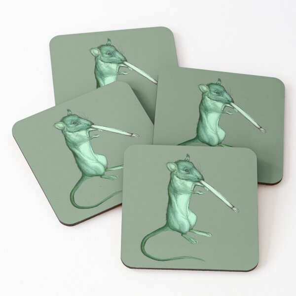 Item preview, Smoking Rat designed and sold by tyrannart.