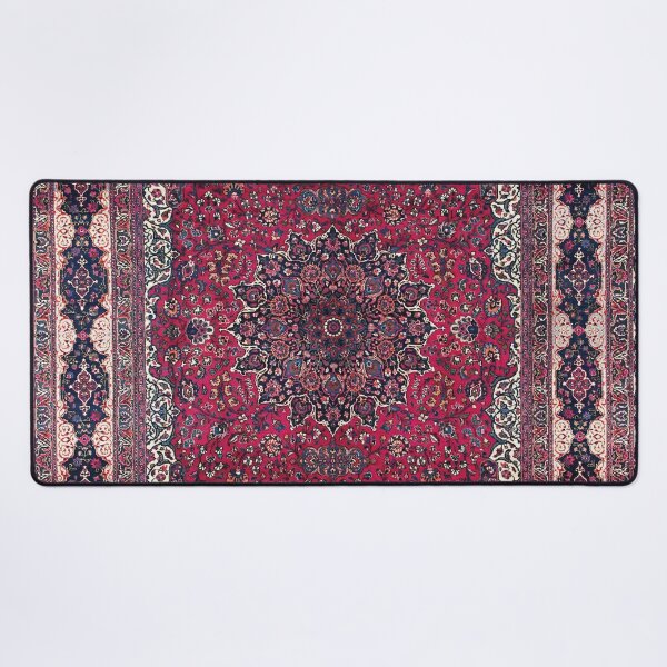 Saber Meshed Persian Carpet Print Desk Mat