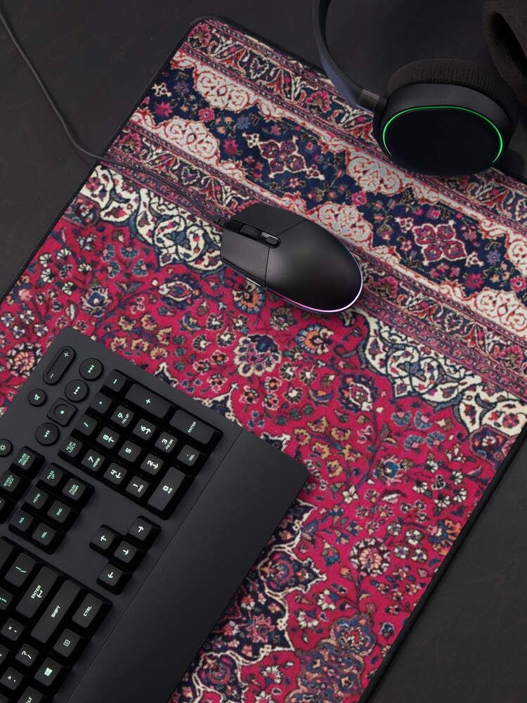 Alternate view of Saber Meshed Persian Carpet Print Mouse Pad
