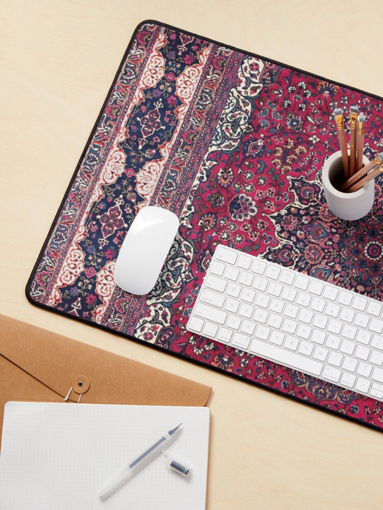 Alternate view of Saber Meshed Persian Carpet Print Mouse Pad