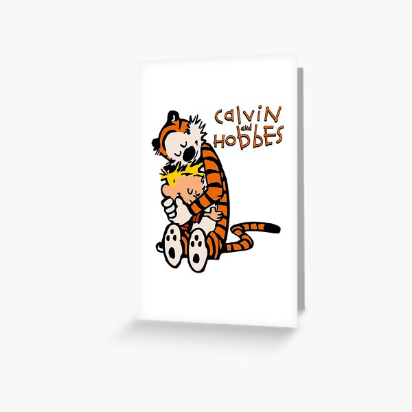 COMIC STRIP  HOBBES Greeting Card