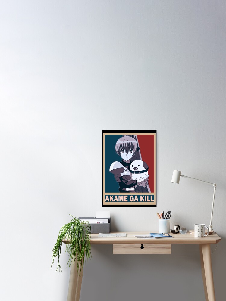 Tatsumi Akame ga Kill Akame ga Kiru Vintage Vector Anime Design Poster for  Sale by Raiden Designer Shop