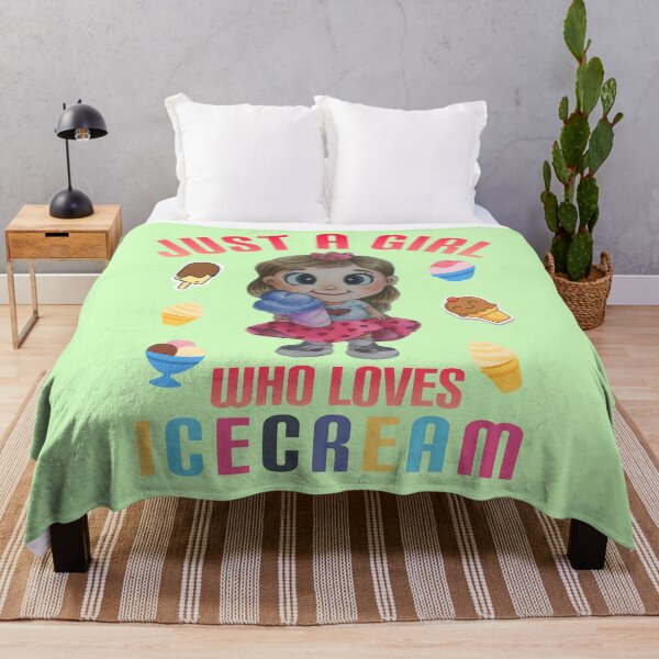 Item preview, Just a girl who loves icecream. designed and sold by Umiska.