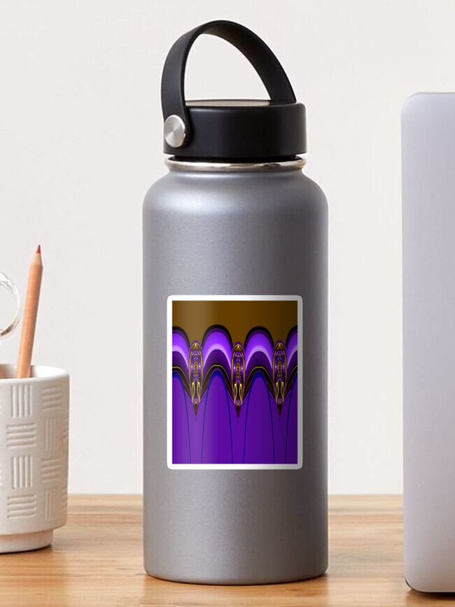 Thumbnail 1 of 3, Sticker, Royal Purple Decoration designed and sold by vkdezine.