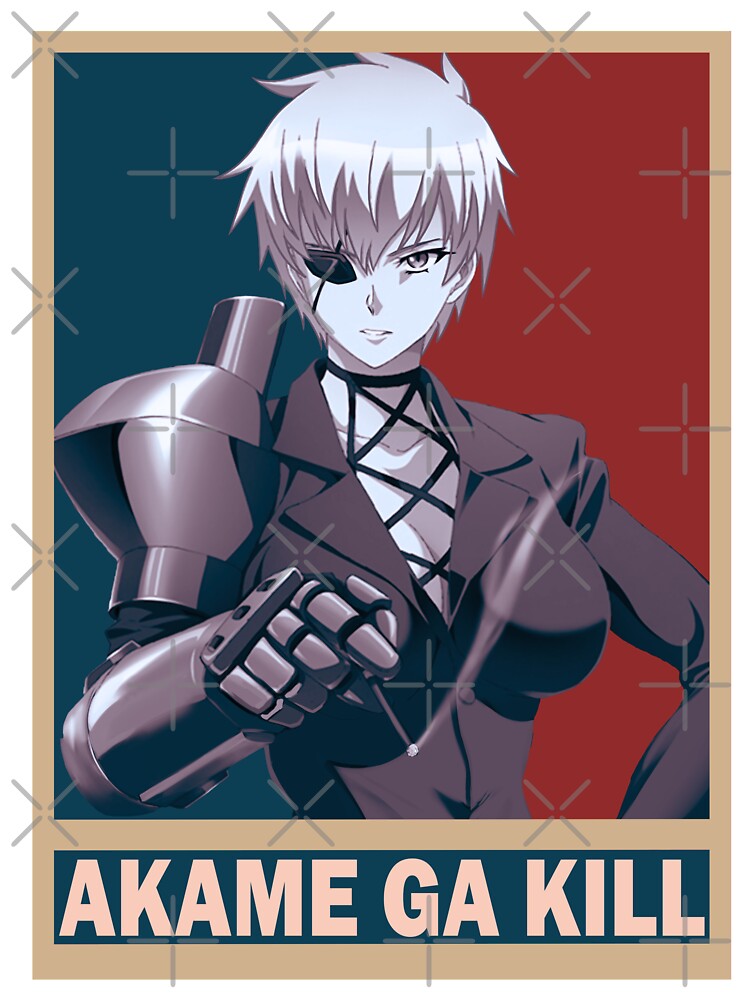 Tatsumi Akame ga Kill Akame ga Kiru Vintage Vector Anime Design Poster for  Sale by Raiden Designer Shop