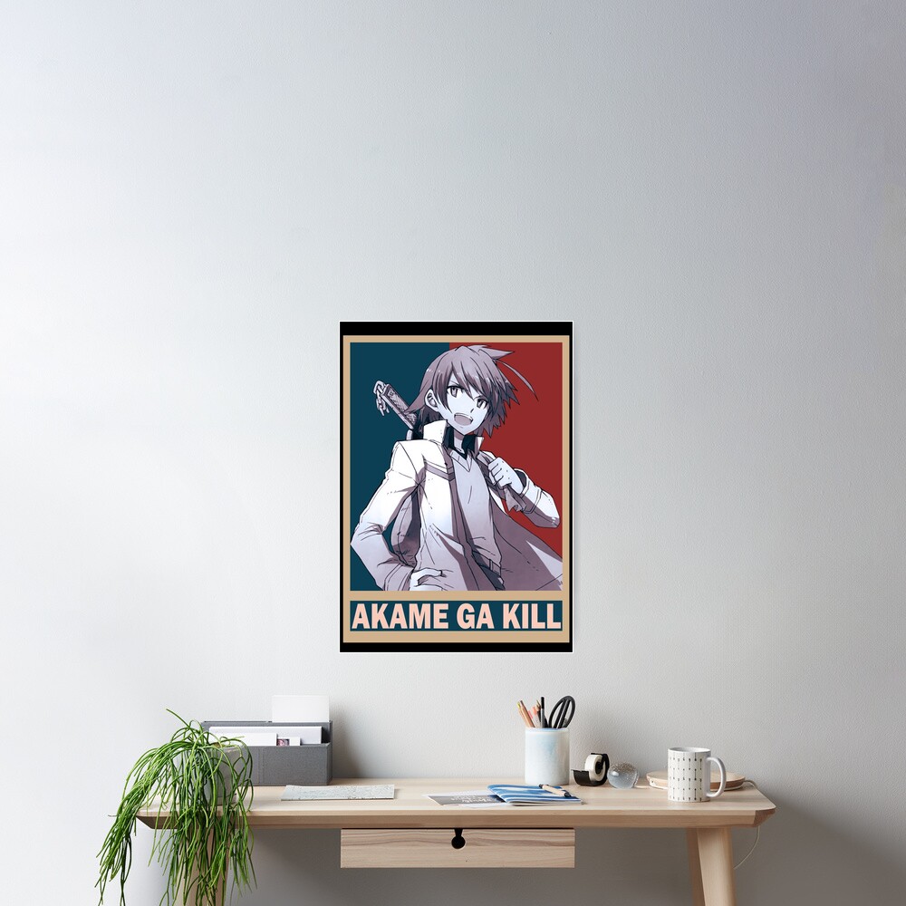 Tatsumi Akame ga Kill Akame ga Kiru Vintage Vector Anime Design Poster for  Sale by Raiden Designer Shop