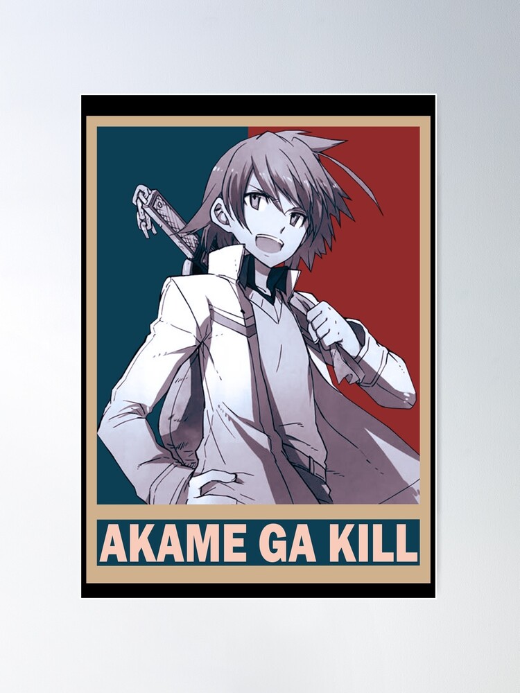 Tatsumi Akame ga Kill Akame ga Kiru Vintage Vector Anime Design Poster for  Sale by Raiden Designer Shop