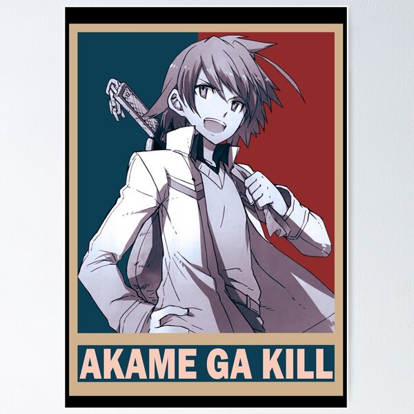 Tatsumi Akame ga Kill Akame ga Kiru Vintage Vector Anime Design Poster for  Sale by Raiden Designer Shop