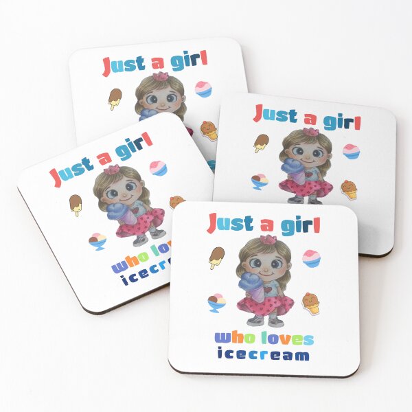 Item preview, Just a girl who loves icecream. designed and sold by Umiska.