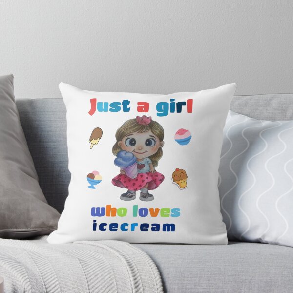 Item preview, Just a girl who loves icecream. designed and sold by Umiska.