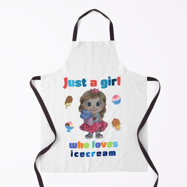 Item preview, Just a girl who loves icecream. designed and sold by Umiska.