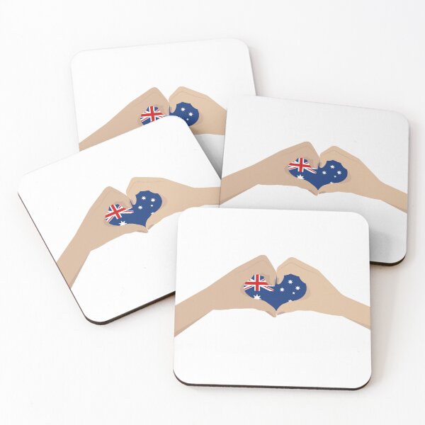 Item preview, Australia Day. Flags, hands, hearts. designed and sold by Nia-Chi.