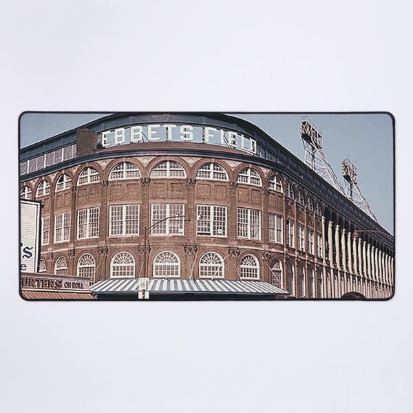 Item preview, Ebbetts Field, Brooklyn NY. Brooklyn Baseball Stadium, old ballparks, vintage Baseball Balllparks, Subway Series, Brooklyn Bums, Grandstand,  designed and sold by Nostrathomas66.
