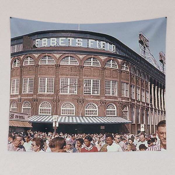 Item preview, Ebbetts Field, Brooklyn NY. Brooklyn Baseball Stadium, old ballparks, vintage Baseball Balllparks, Subway Series, Brooklyn Bums, Grandstand,  designed and sold by Nostrathomas66.