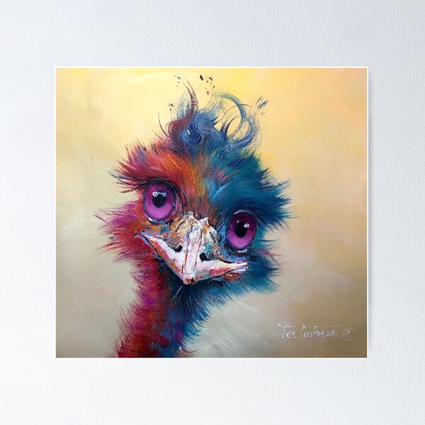 Item preview, Curly the Emu designed and sold by Jos Coufreur.
