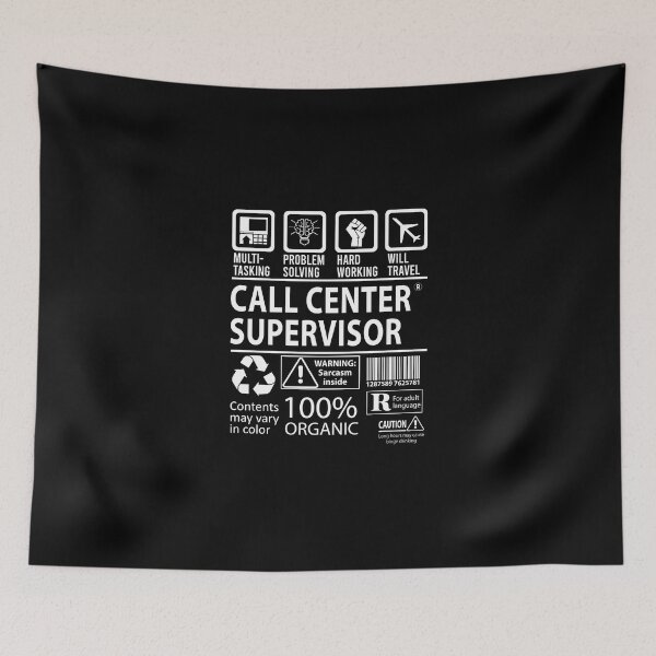 Item preview, Call Center Supervisor T Shirt - MultiTasking Certified Job Gift Item Tee designed and sold by oslandefren.