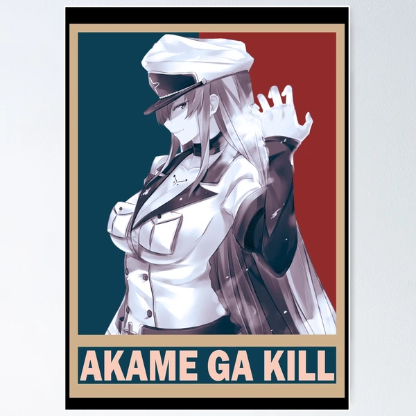 Tatsumi Akame ga Kill Akame ga Kiru Vintage Vector Anime Design Poster for  Sale by Raiden Designer Shop