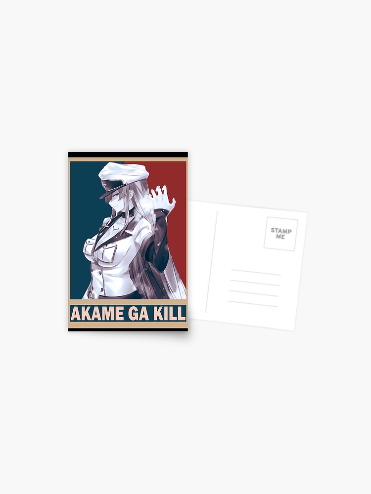 Tatsumi Akame ga Kill Akame ga Kiru Vintage Vector Anime Design Poster for  Sale by Raiden Designer Shop