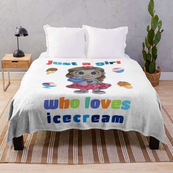 Item preview, Just a girl who loves icecream. designed and sold by Umiska.