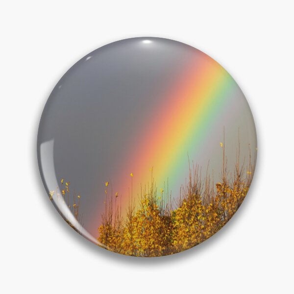 Artikelvorschau, Vibrierender Regenbogen, der in eine Baumgruppe angelt entworfen und verkauft von Rod Raglin.