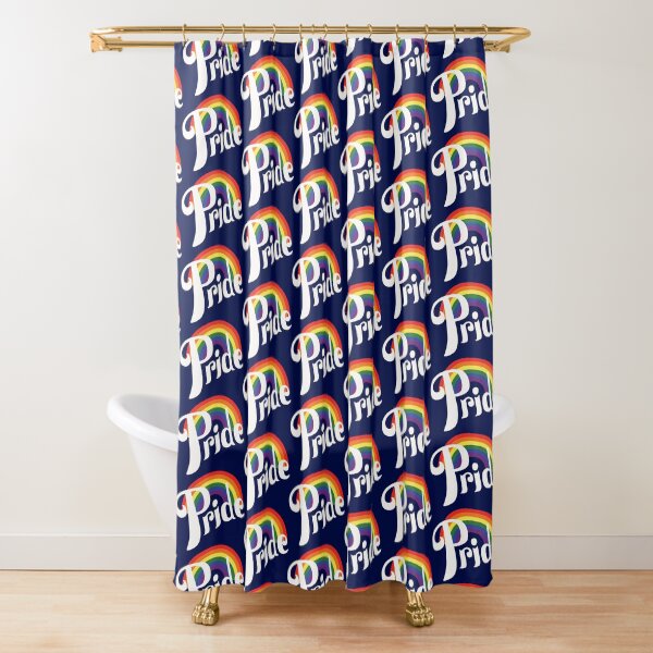 Pride Rainbow Shower Curtain