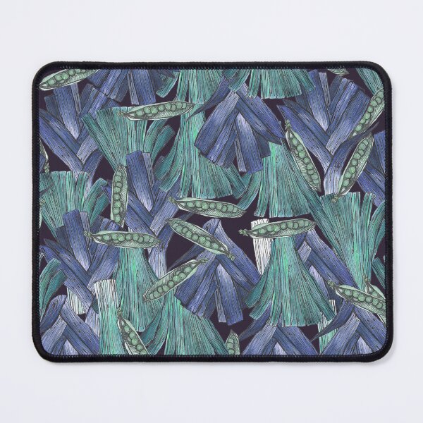Item preview, A pattern of vegetables. Watercolor illustration. Leeks and peas. designed and sold by Nia-Chi.