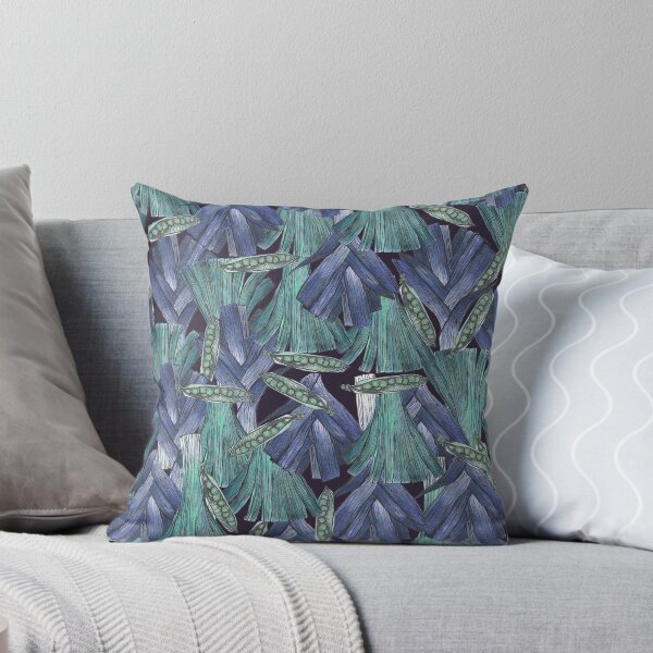 Item preview, A pattern of vegetables. Watercolor illustration. Leeks and peas. designed and sold by Nia-Chi.