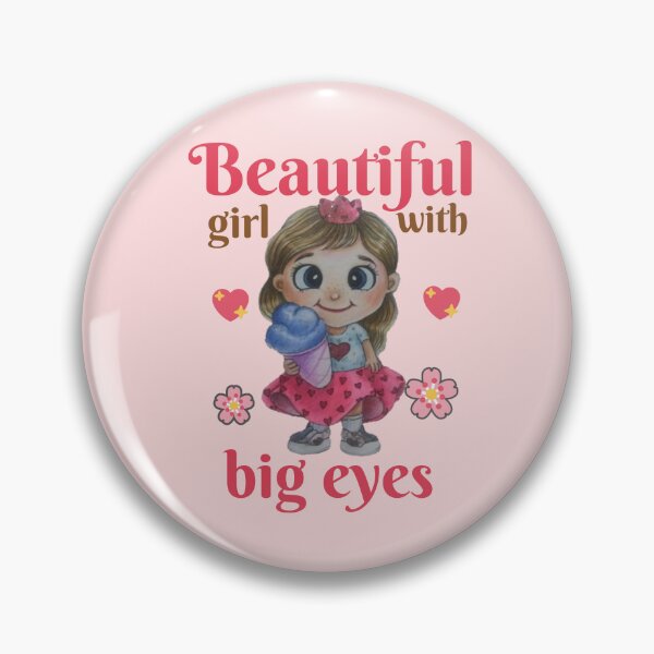 Item preview, Beautiful girl with big eyes. designed and sold by Umiska.