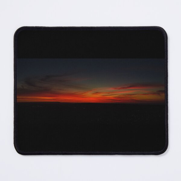 Item preview, The Afterglow of Sunset, deep velvety red wispy cloudscape against a deep dark blue sky designed and sold by James-Cole.
