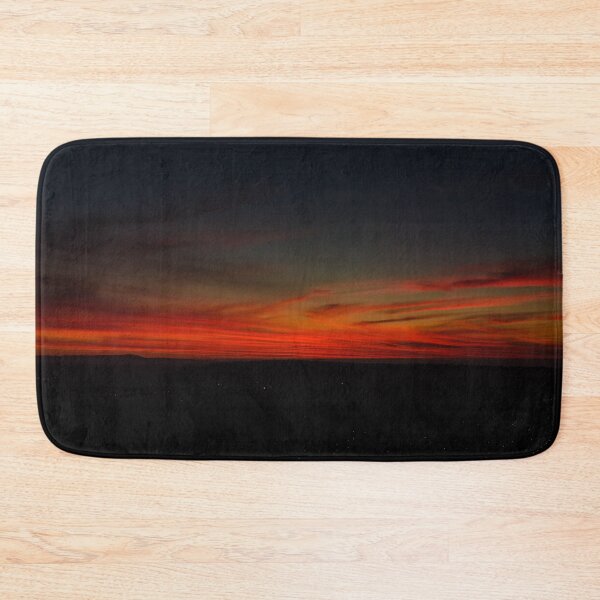 Item preview, The Afterglow of Sunset, deep velvety red wispy cloudscape against a deep dark blue sky designed and sold by James-Cole.