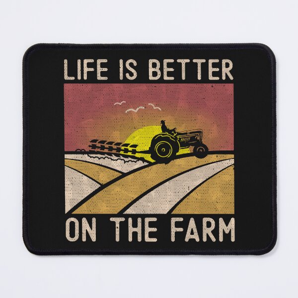 Item preview, Life Is Better On The Farm Funny Farmer Gift Vintage Farming Tractor Driver Working in The Field designed and sold by alenaz.