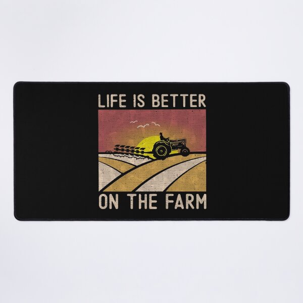 Item preview, Life Is Better On The Farm Funny Farmer Gift Vintage Farming Tractor Driver Working in The Field  designed and sold by alenaz.