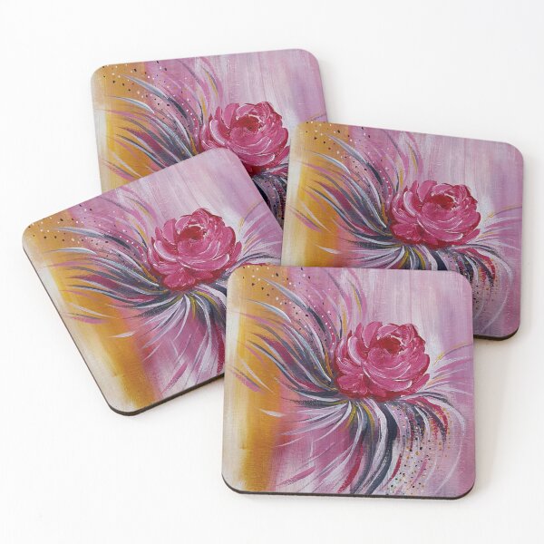 Item preview, Red Rose Artwork Acrylic Painting designed and sold by Wildzhinga.