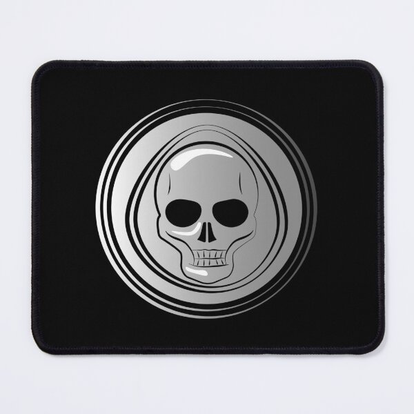 Item preview, silver grim coin designed and sold by Blazing-Art.