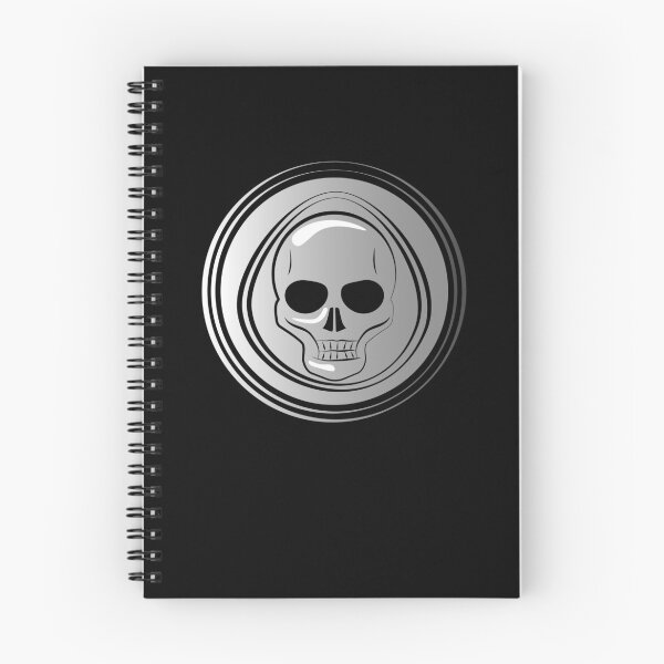Item preview, silver grim coin designed and sold by Blazing-Art.